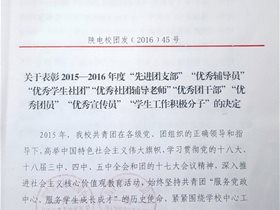 关于表彰2015—2016年度“先进团支部”“优秀辅导员”“优秀员工社团”“优秀社团辅导老师” “优秀团干部” “优秀团员”“优秀宣传员”“员工工作积极分子”的决定